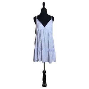 Kendall and Kylie Deep V Tiered Babydoll Dress